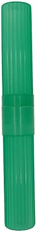 American Comb Toothbrush Holder (Green) - Made in USA, with Ventilation Holes, for Toothbrush Covers, Toothbrush Holder, Toothbrush Soft, Durable Design, Hygienic Bathroom Accessory