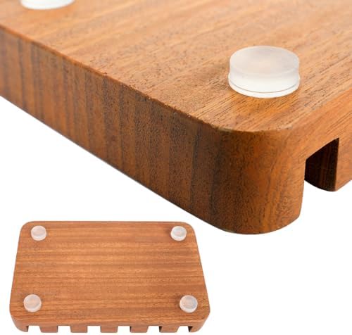Teak Wood Soap Dish - Bar Soap Holder & Soap Saver for Shower, Bathroom, Sink, Kitchen & Countertop (2)