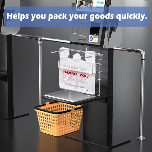 TashiBox 100 Ct Plastic bags, Shopping Bags, Thank You Bags