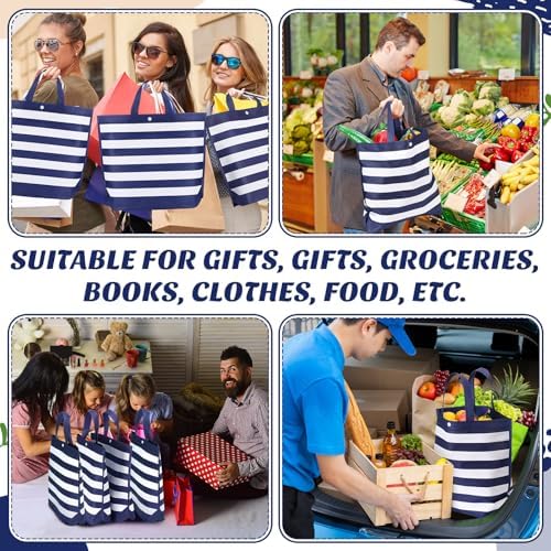 Paterr 100 Pcs Reusable Shopping Bags Bulk