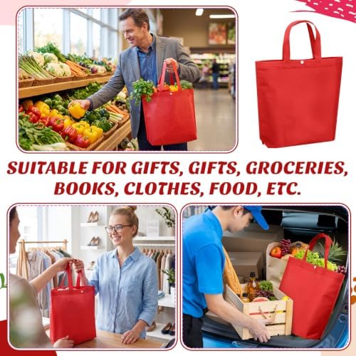 Paterr 100 Pcs Reusable Shopping Bags Bulk