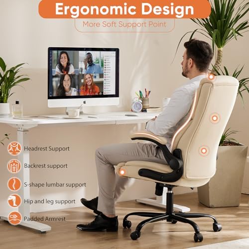 Sweetcrispy Heavy Duty Office Chair, Gaming Desk Chair 2 Pack