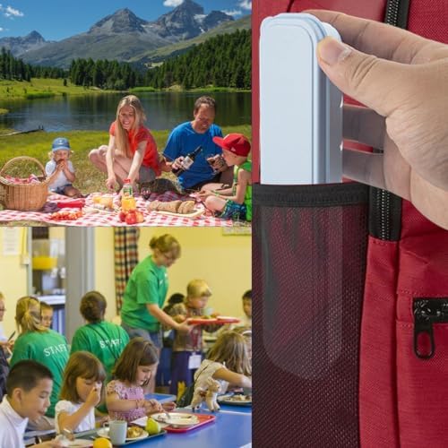 4 Sets Reusable Utensils Set with Case,Camping Cutlery Set Travel Silverware Set with Case Lunch Utensils Set for Work,Utensil Sets for Lunch Picnic Daily Use Outdoor (COLOR A)