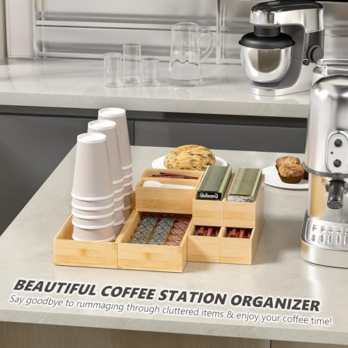 Bamboo Kitchen Drawer Organizer, Deep 2-Pack, 6" x 3" x 2.5"