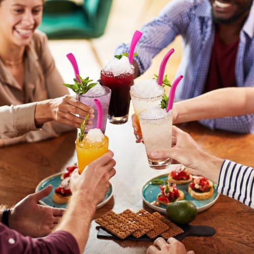 NiHome 6PCS Silicone Anti-Wrinkle Straws Fit for Stanley 40oz 30oz Tumblers