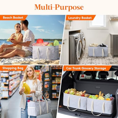 Lifewit Large Tote bag, Reusable Shopping Grocery Bags