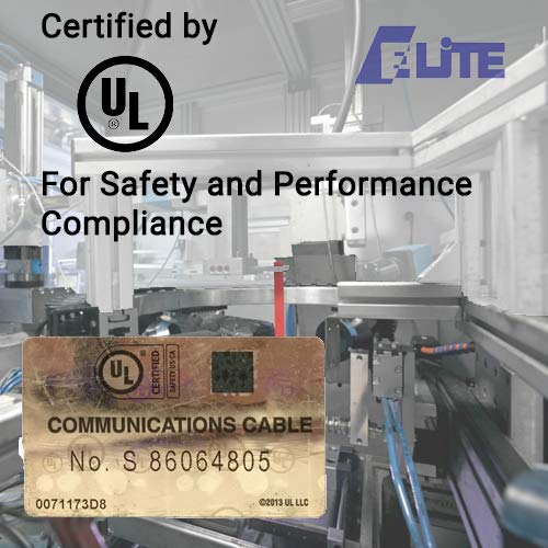 Elite Cat5e Riser, UTP 24AWG, Solid Pure Copper, UL Listed, Bulk Ethernet Cable