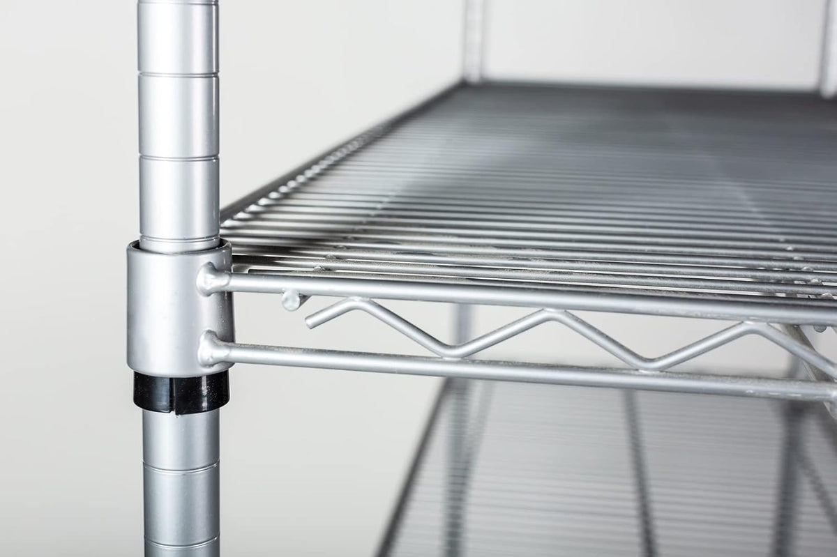 Omega 12" Deep x 72" Wide x 80" High 3 Tier Gray Starter Shelving Unit