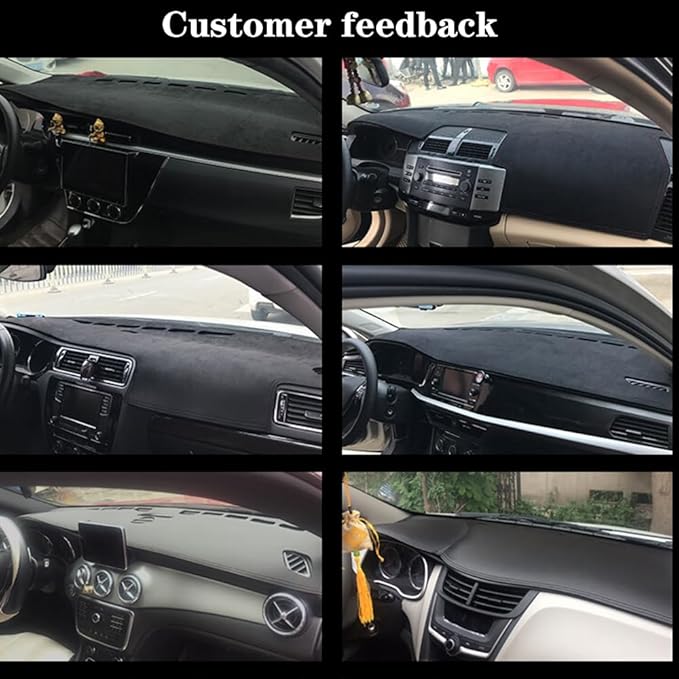 Dashboard Covers for Cherokee 2022-2023,Premium Microfiber Suede Fabric Anti-Glare & Non-Slip Dash Pad,Custom Fit,Microfiber Suede