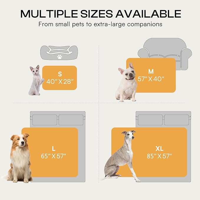 Luciphia Waterproof Dog Blanket for Small Dogs Washable Soft Sherpa Fleece Cat Blankets with 3D Jacquard Cozy Calming Reversible Couch Protector Furniture Protection for Pet, Green White, 40x28 inch