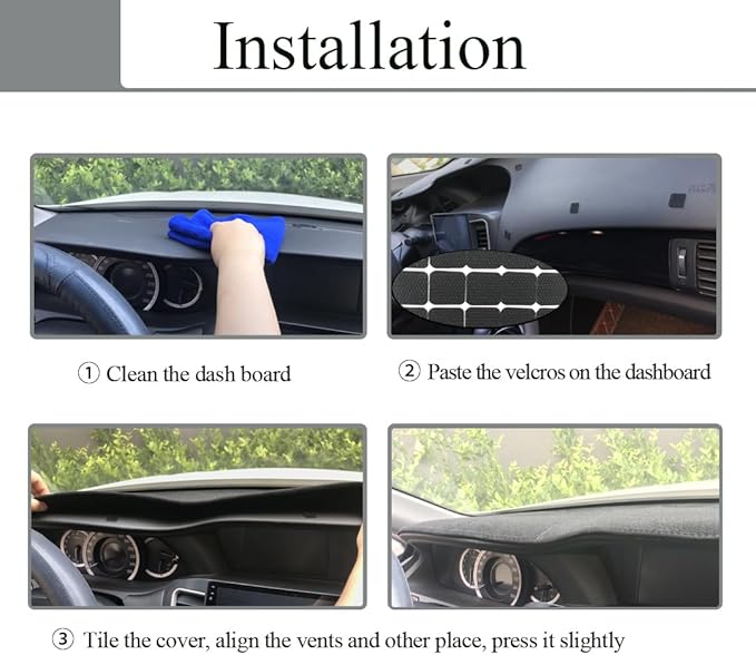 Dash Cover Mat Custom Fit for Chevy Chevrolet Uplander, Pontiac Montana, Buick Terraza, Saturn Relay (Black) K202