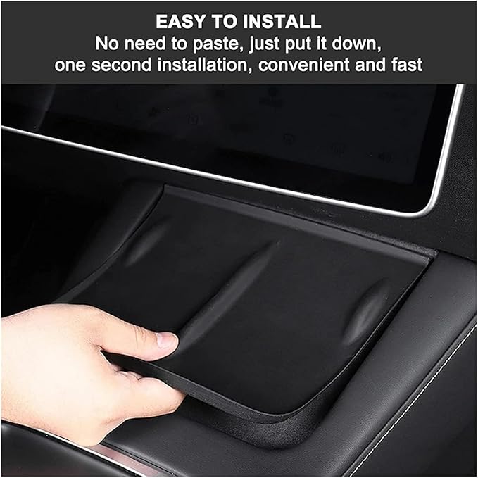 Car Accessories,Silicone Wireless Charging Pad,Non-Slip Mat,Dust-Proof Charger Protect Cover,Compatible For Tesla Model 3 Y 2023 2022 2021