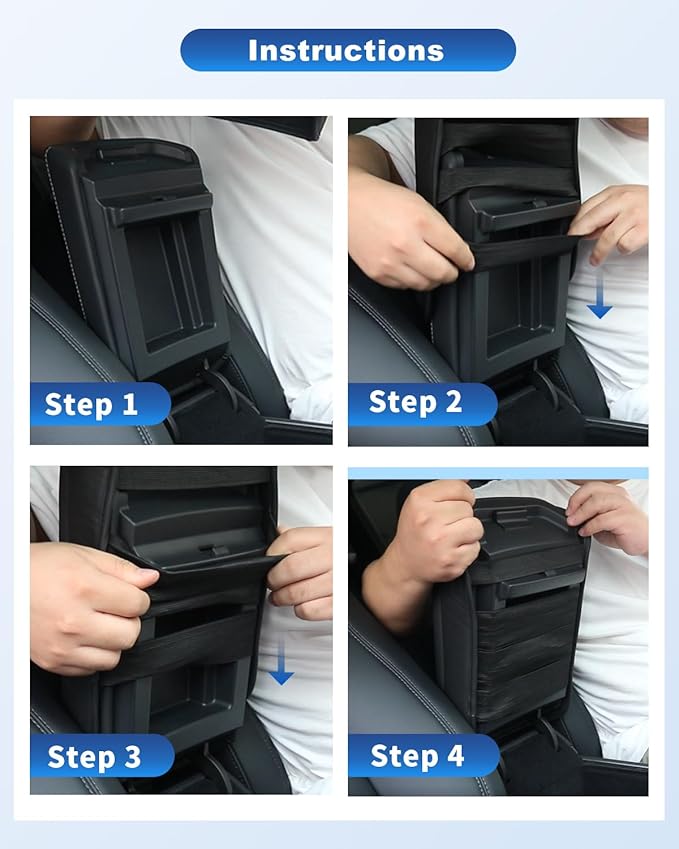 CDEFG Compatible with 2025 2026 Hyundai Tucson Limited Center Console Cover for 2025 2026 Tucson Limited/ 2025 2026 Tucson Hybrid Accessories Armrest Cover Middle Console Arm Rest Pad
