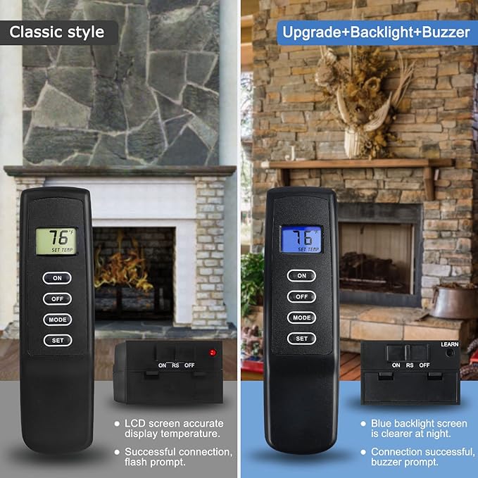 Improved Fireplace Remote Control Kit