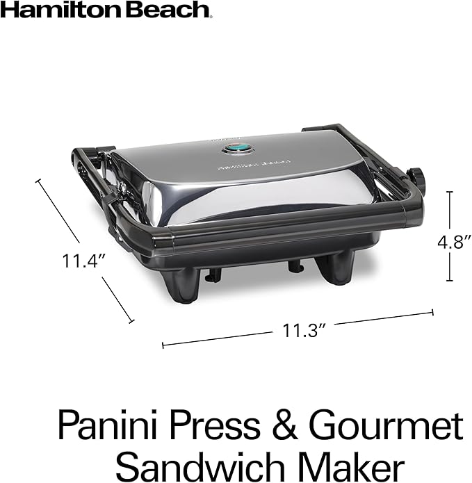 Hamilton Beach Panini Press Sandwich Maker & Electric Indoor Grill