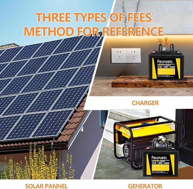 12V 50Ah LiFePO4 Lithium Battery