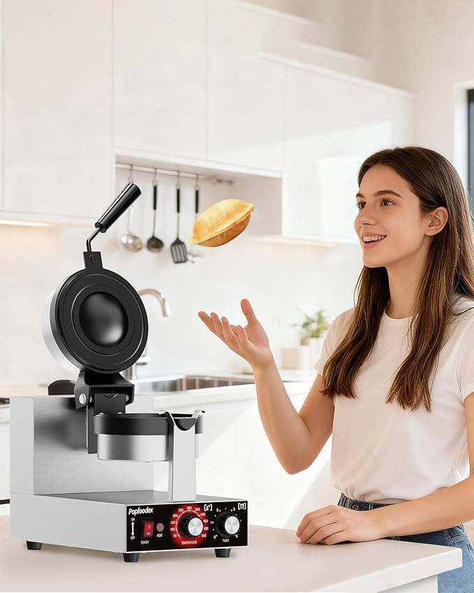 Ufo Burger Maker Machine, 110V Electric Ufo Sandwich Maker w/Adjustable