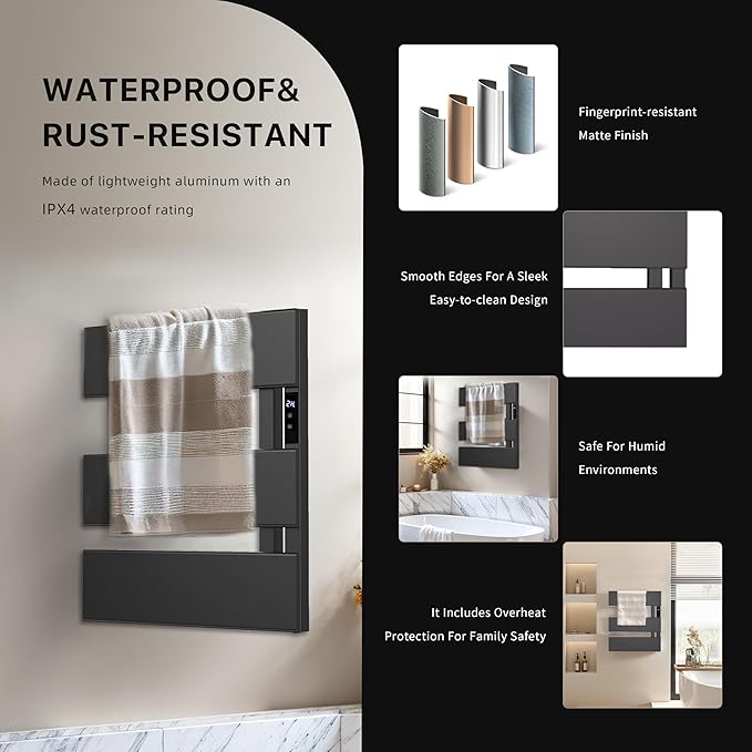Electric Heated Towel Warmer Rack