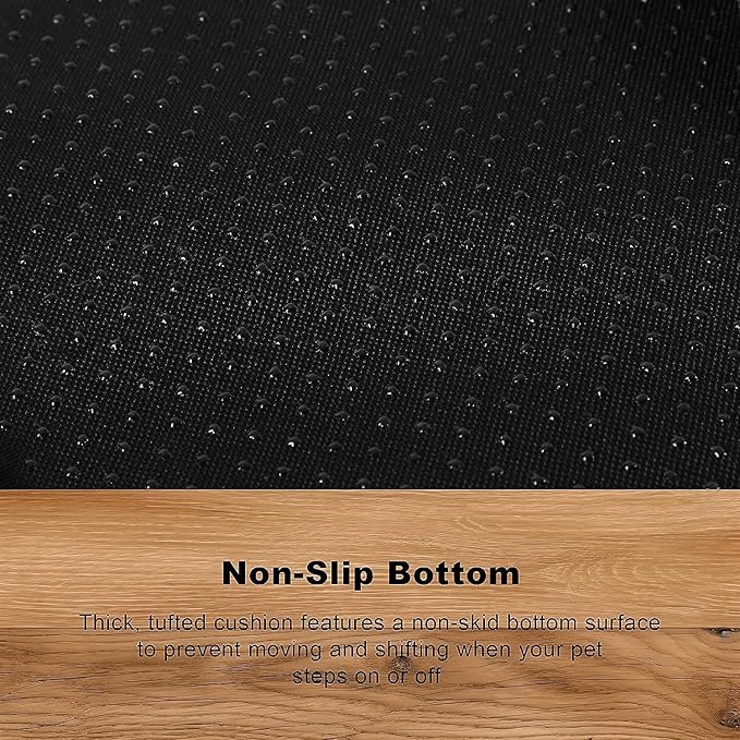 Dog Bed for Small Dogs Crate Washable Ultra Soft 24 inch Puppy Bed with Anti-Slip Pet Pillow Cushion Sleeping Up to 25 lbs Pet or Kitten Kennel Pad,24 x 18 Grey