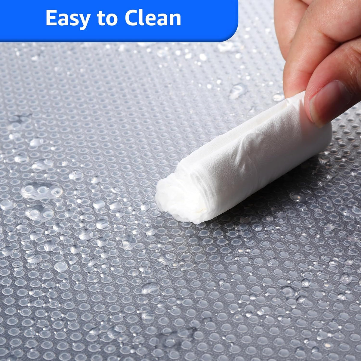 Clear Shelf Liners for Kitchen Cabinets: 22 Inch Wide Large Waterproof Under Sink Mat - 22 in x 28 FT Translucent Non-Adhesive Easy to Cut Cabinet Drawer Liner for Pantry