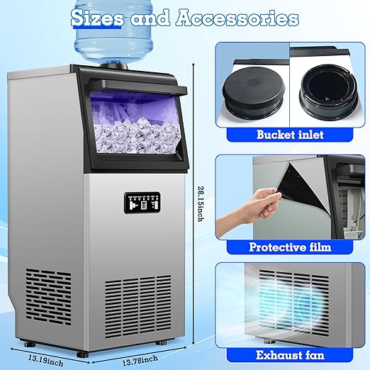 Commercial Ice Maker Machine 120lbs/24H