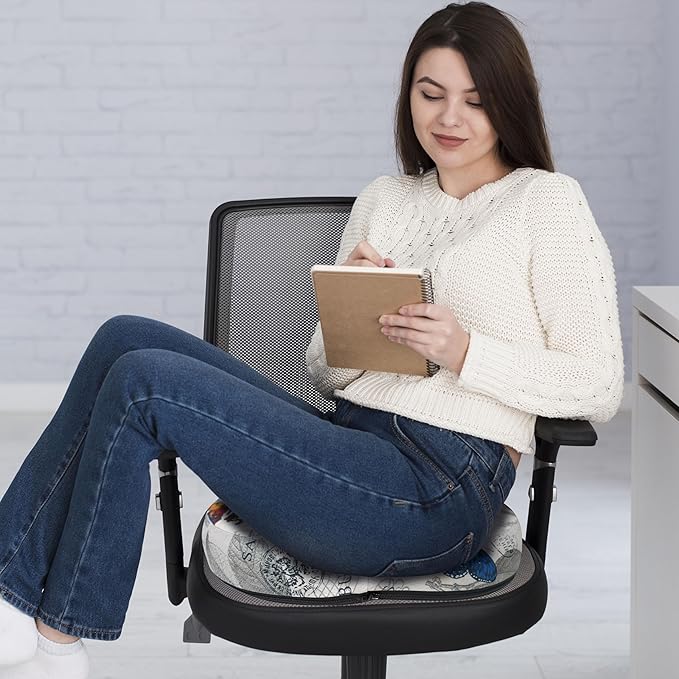 Hemorrhoid Pillows for Sitting Donut Gel Ergonomic Butterfly Seat Cushion for Long Sitting Tailbone Pain After Surgery Relief Office Chair Pillow for Butt Cute Coccyx Car Drivers Postpartum Pregnancy