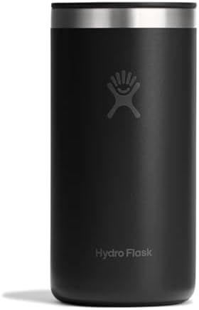 Hydro Flask Travel Coffee Cup – Insulated Stainless Steel, Non-Spill, Leak Resistant to-Go Tumbler 16 Oz Black
