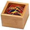 YBM Home Bamboo Drawer Organizer Storage Box for Kitchen Drawer, Junk Drawer, Office, Bedroom, Children Room, Craft, Sewing, and Bathroom 3x3x2 inch