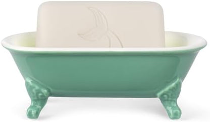 6.5" Mini Clawfoot Bathtub Soap Dish,Bar Soap Holder,Mermaid
