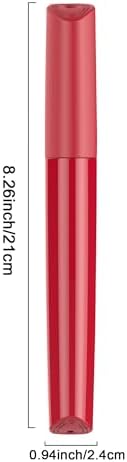 Portable Travel Toothbrush Case, Plastic Container Toothbrush Holder Brushes Box Breathable Design with Air Hole More Hygienic Toothbrush Tube for Home Daily Business Office (Red)