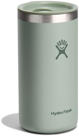 Hydro Flask Travel Coffee Cup – Insulated Stainless Steel, Non-Spill, Leak Resistant to-Go Coffee Tumbler 16 Oz Agave Green