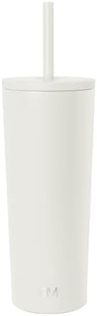 Simple Modern Iced Coffee Tumbler, Insulated | 24oz | Cream