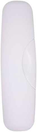 RADIUS Toothbrush Original Big Brush, BPA Free ADA Accepted - Left Hand - White Brush with White Case