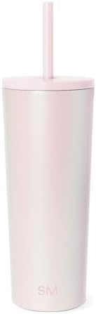 Simple Modern Iced Coffee Tumbler, Insulated | 24oz | Pearlescent