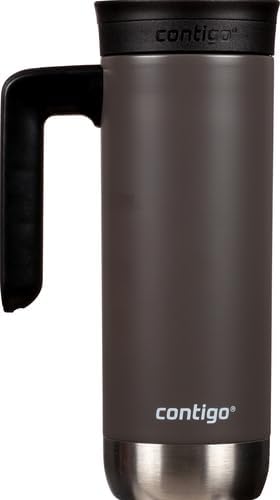 Contigo Superior 2.0 Stainless Steel Travel Mug with Handle with SNAPSEAL Lid,20oz.,(Pack of 4)