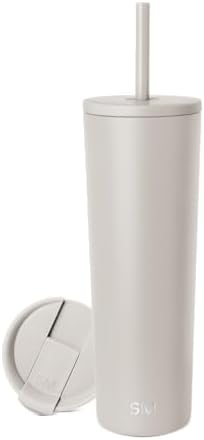 Simple Modern Iced Coffee Tumbler, Insulated | 28oz | Beige