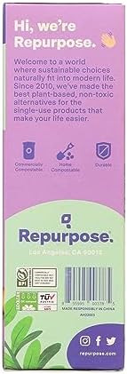 Repurpose, Compostable 13 Gallon Tall Kitchen Bags, 12 Count