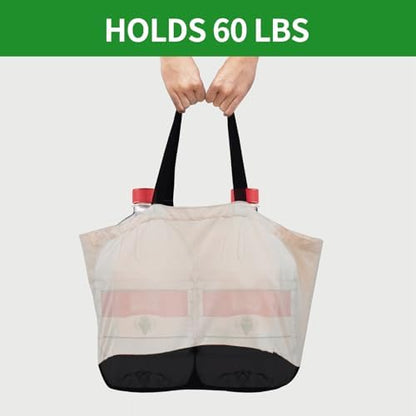 Extra Large Canvas Tote Bag with Pockets, Reusable Grocery Bags Heavy Duty