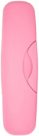 RADIUS Toothbrush Original Big Brush, BPA Free ADA Accepted - Left Hand - Pink Brush with Pink Case