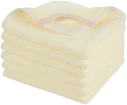 SINLAND Microfiber Facial Cloths Fast Drying Washcloth 12inch x 12inch Absorbent Face Wash Cloth Soft Makeup Remover Cloths