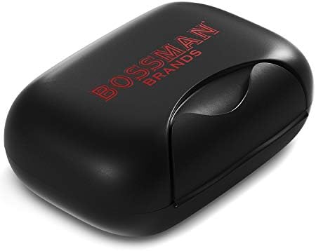 Bossman Travel Soap Container - (Black) Travel Soap Case with Snap-Lock Lid