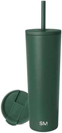 Simple Modern Iced Coffee Tumbler, Insulated | 28oz | Green
