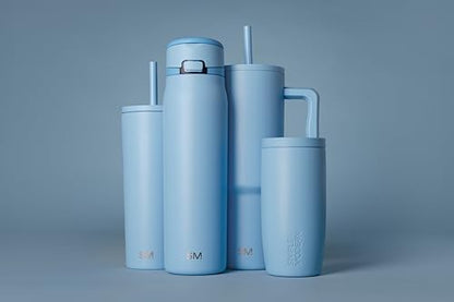 Simple Modern Iced Coffee Tumbler, Insulated | 24oz | Blue