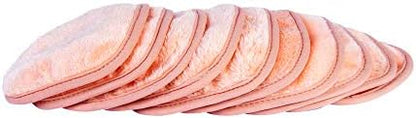 Eurow Reusable Makeup Remover Cloths, Soft Microfiber Face Towels for All Skin Types, Chemical-Free, Protective, Machine Washable, Gentle & Effective Facial Cleansing, 5"x5", Coral, 10-Pack