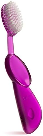 RADIUS Toothbrush Big Brush, BPA Free and ADA Accepted, Right Hand, Purple and Big Brush Case, Purple, 1 count