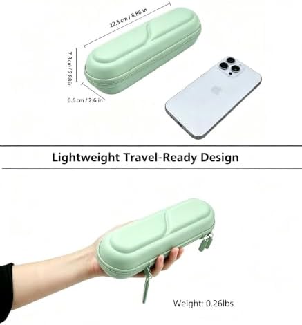 ProCase Toothbrush Travel Case for Oral-B/Oral-B Pro 1000 1500 5000 7000 7500 6000 9600/Philips Sonicare 4100 5100 1100 6100 5300 Oral-B iO Electric Toothbrush Portable Hard Container -Aqua