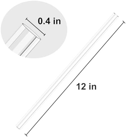 6 Pcs Replacement Straw for Stanley Adventure Quencher 40 oz 30 oz Cup Tumbler,Straws with Cleaning Brush for Stanley Accessories (Pack of 2)