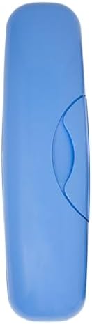 RADIUS Toothbrush Original Big Brush, BPA Free ADA Accepted - Right Hand - Periwinkle Brush with Periwinkle Case