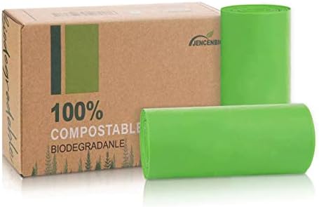 Compost Bags 8 Gallons 30Liter Extra Thick 0.87 Mils Food scrap waste bags with US BPI ASTM D6400 and Europe OK Compost Home Certified