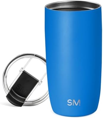 Simple Modern Travel Coffee Mug with Lid | 16oz | Blue